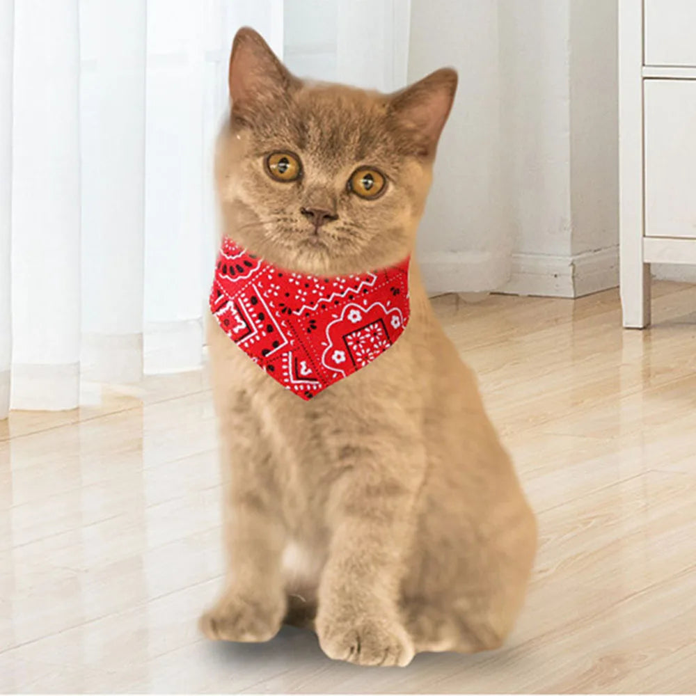 Adjustable Pet Bandana Collar Scarf