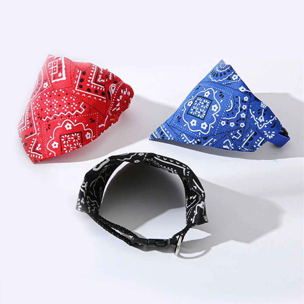 Adjustable Pet Bandana Collar Scarf