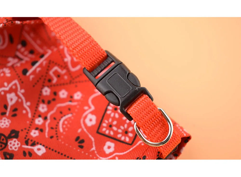 Adjustable Pet Bandana Collar Scarf