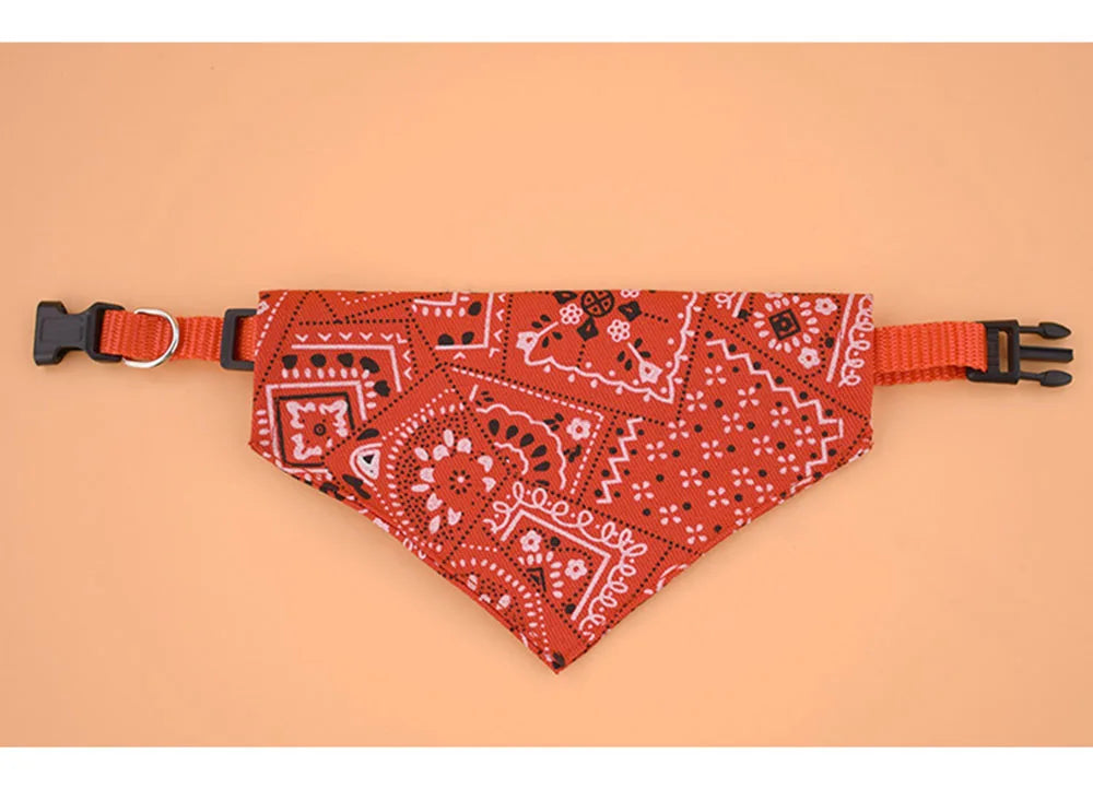 Adjustable Pet Bandana Collar Scarf