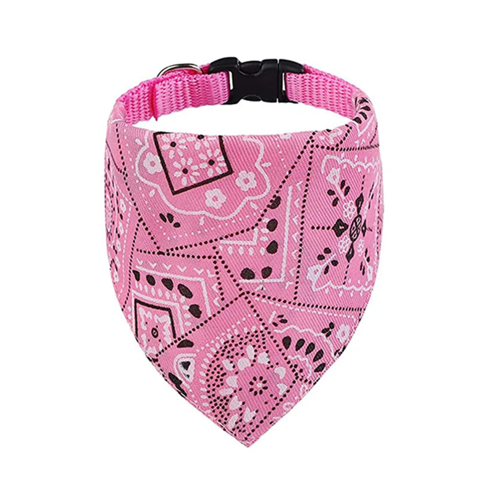 Adjustable Pet Bandana Collar Scarf