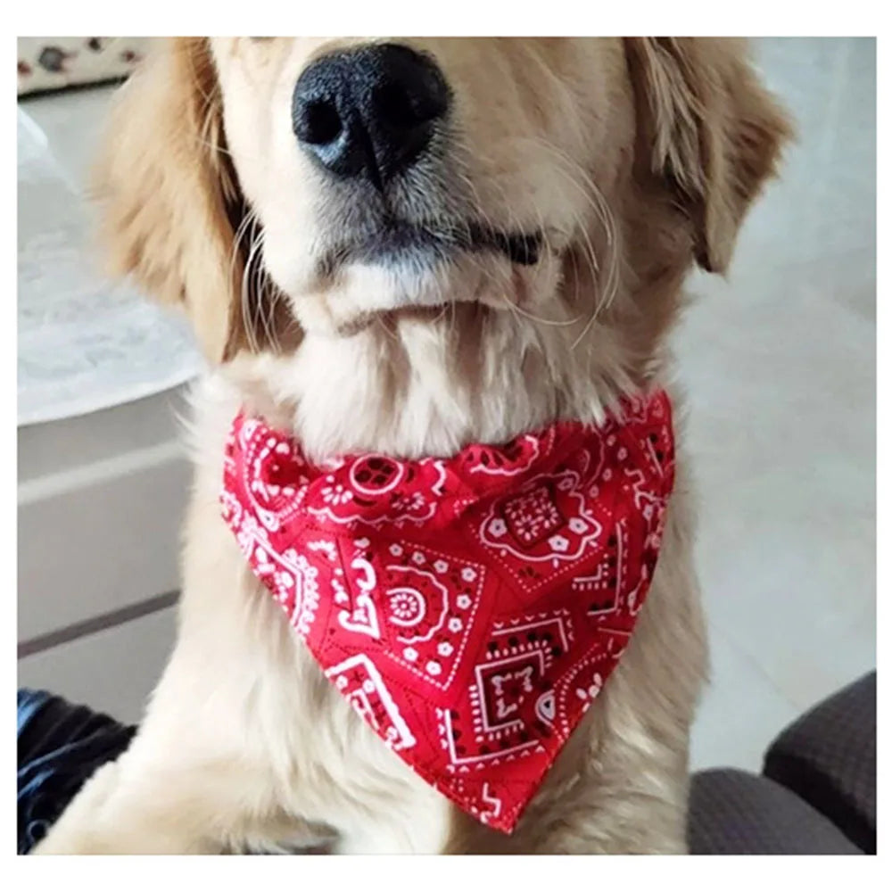 Adjustable Pet Bandana Collar Scarf