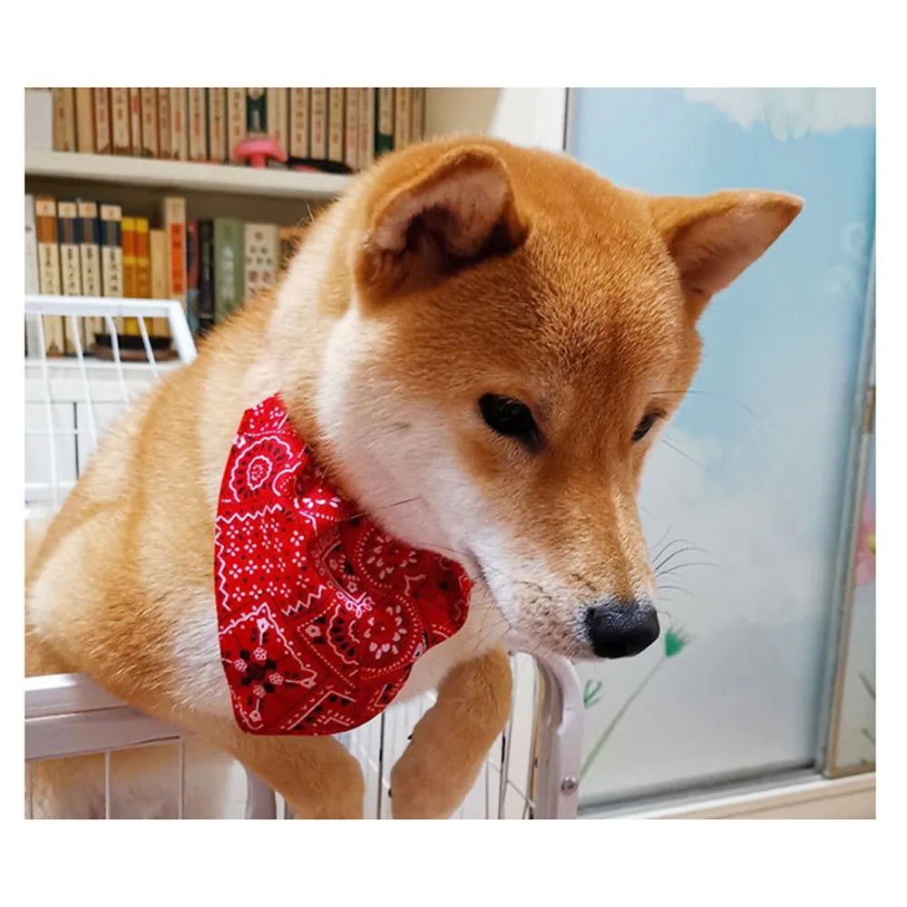Adjustable Pet Bandana Collar Scarf