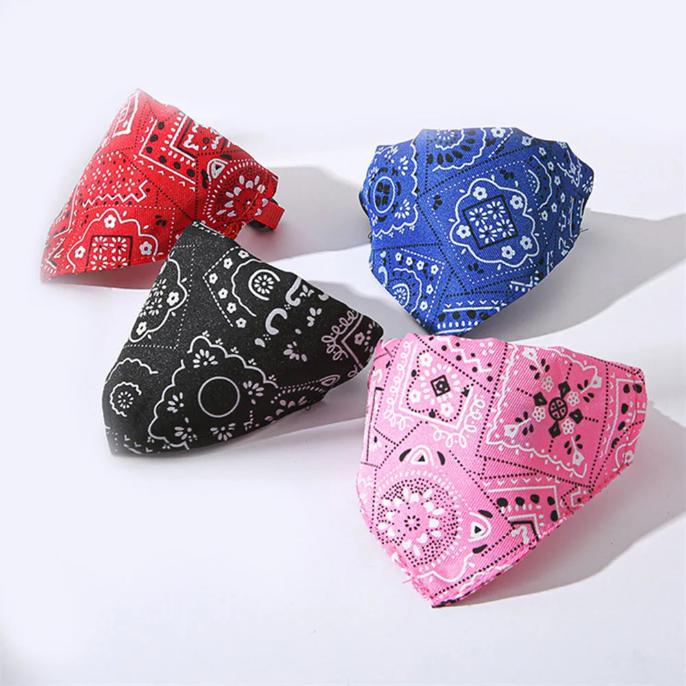 Adjustable Pet Bandana Collar Scarf