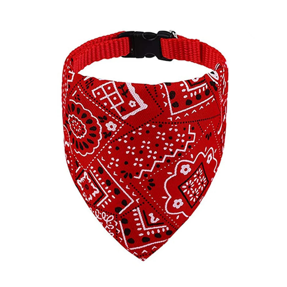 Adjustable Pet Bandana Collar Scarf